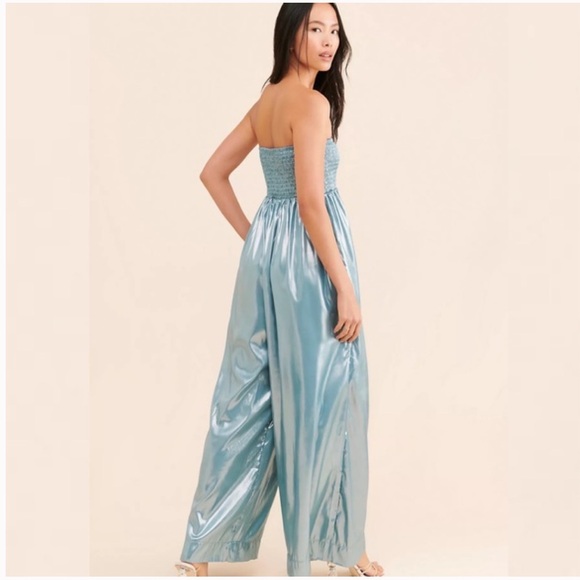 Free People Julie Metallic Jumpsuit - Picture 3 of 10